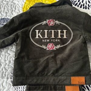 Kith Kids Textured Oversized Trucker Jacket - Terrain - 3T